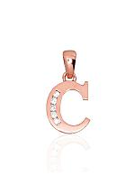Gold pendant# 1300747(Au-R)_CZ