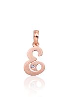 Gold pendant# 1300912(Au-R)_CZ
