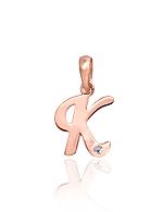 Gold pendant# 1300918(Au-R)_CZ