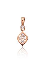 Gold pendant# 1300949(Au-R)_CZ