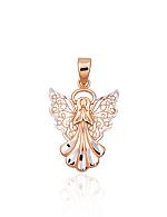 Gold pendant# 1300959(Au-R+PRh-W)