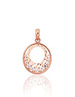 Gold pendant# 1301029(Au-R)_CZ