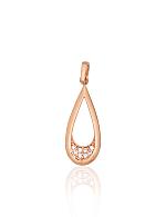 Gold pendant# 1301136(Au-R)_CZ