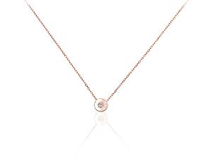 Gold necklace# 1500036(Au-R)_CZ