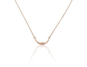 Gold necklace# 1500050(Au-R)_CZ