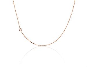 Goldenes Collier# 1500051(Au-R)_CZ