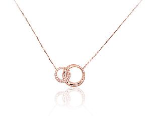 Goldenes Collier# 1500052(Au-R)_CZ