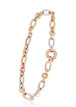 Gold bracelet# 1600055(Au-R+PRh-W)