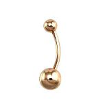 Gold piercing for navel# 1930036(Au-R)