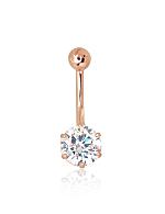 Gold piercing# 1930055(Au-R)_CZ