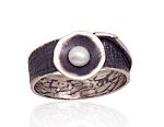 Серебряное кольцо# 2101735(Matt+POx-MattBk)_PE