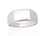 Silver ring# 2101925(PRh-Gr)