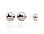 Silver earrings# 2203476(PRh-Gr)