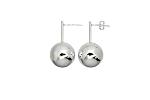 Silver earrings# 2203659
