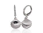 Silver earrings# 2203671(PRh-Gr)