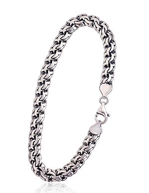 Silver chain# 2400004(POx-Bk)