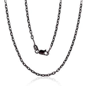 Silver chain# 2400091(PRh-Bk)