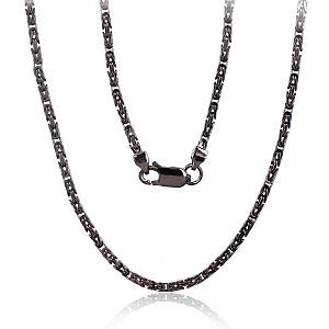 Silver chain# 2400148(PRh-Bk)