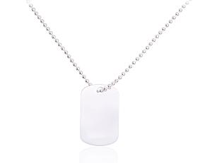 Silver necklace# 2500122