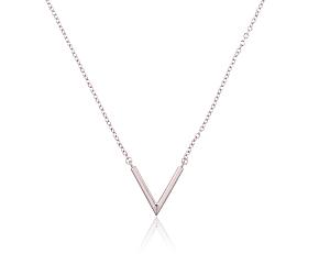 Silver necklace# 2500132(PRh-Gr)