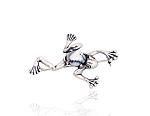 Silver brooch# 2920168(POx-Bk)_AGD-BK