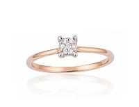 Gold ring# 1100288(Au-R+PRh-W)_DI