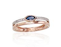 Gold ring# 1100418(Au-R+PRh-W)_DI+SA