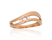 Zelta gredzens# 1101200(Au-R)_CZ