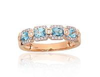 Zelta gredzens# 1101220(Au-R+PRh-W)_DI+TZB