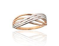 Zelta gredzens# 1101227(Au-R+Au-W)