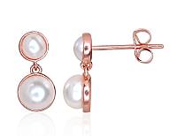 Zelta auskari-puseti # 1201219(Au-R)_PE