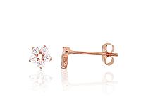 Zelta auskari-puseti # 1201683(Au-R)_CZ