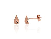 Zelta auskari-puseti # 1201792(Au-R)