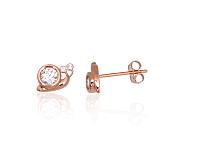 Zelta auskari-puseti # 1201798(Au-R)_CZ