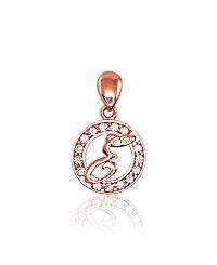 Gold pendant# 1300126(Au-R)_CZ