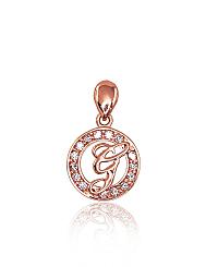 Gold pendant# 1300128(Au-R)_CZ