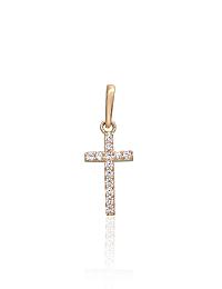 Gold pendant# 1300295(Au-Y)_CZ