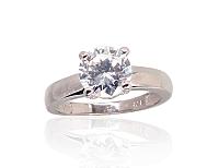 Sudraba gredzens# 2101718(PRh-Gr)_CZ