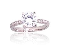 Sudraba gredzens# 2101809(PRh-Gr)_CZ