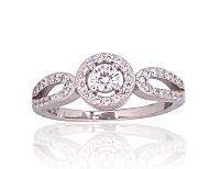 Sudraba gredzens# 2101817(PRh-Gr)_CZ