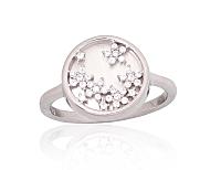 Silberring# 2101943(PRh-Gr)_CZ+PL