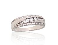 Silberring# 2102002(PRh-Gr)_CZ