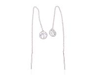 Silberne Ohrringe# 2202724_CZ