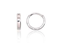 Sudraba auskari ar apaļu aizdāri# 2202960(PRh-Gr)