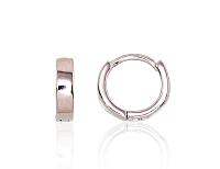 Sudraba auskari ar apaļu aizdāri# 2203119(PRh-Gr)