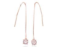 Silberne Ohrringe# 2203743(PAu-R)_CZ