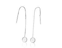 Silberne Ohrringe# 2203831(PRh-Gr)