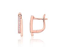 Sudraba auskari # 2204201(PAu-R)_CZ