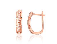 Sudraba auskari # 2204207(PAu-R)_CZ
