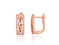 Sudraba auskari # 2204212(PAu-R)_CZ